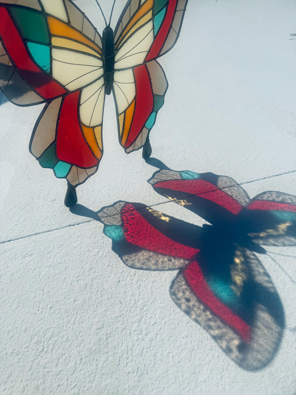 Fancy | Large Stained Glass Butterfly Suncatcher