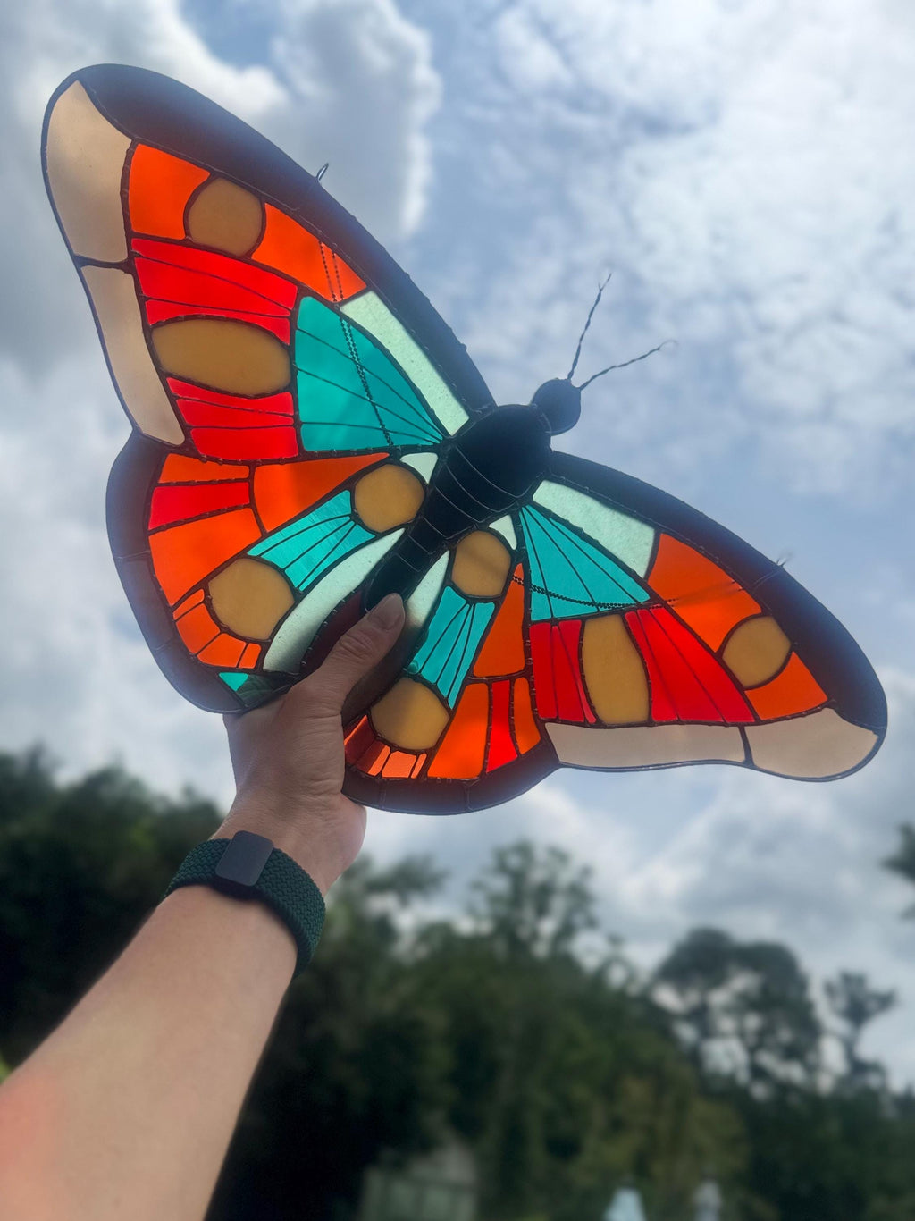 Jolene | Large Stained Glass Butterfly