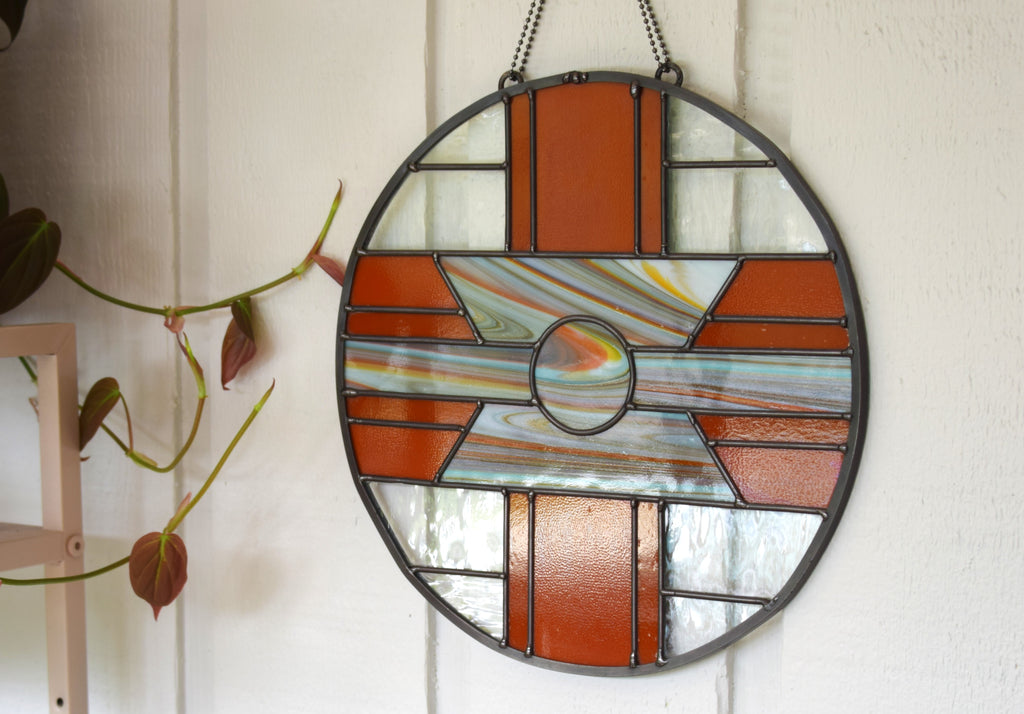 Sedona | Stained Glass Window Panel