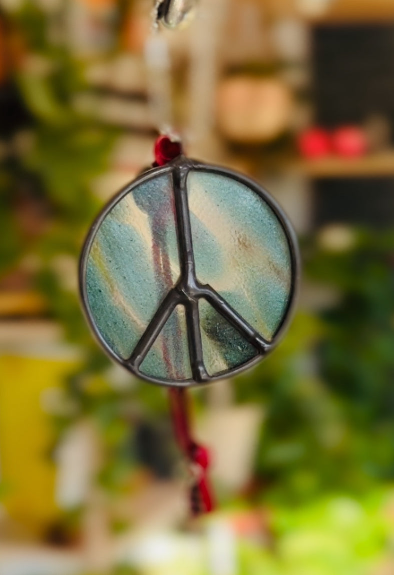 Easy Rider Collection | Small Stained Glass Peace Signs