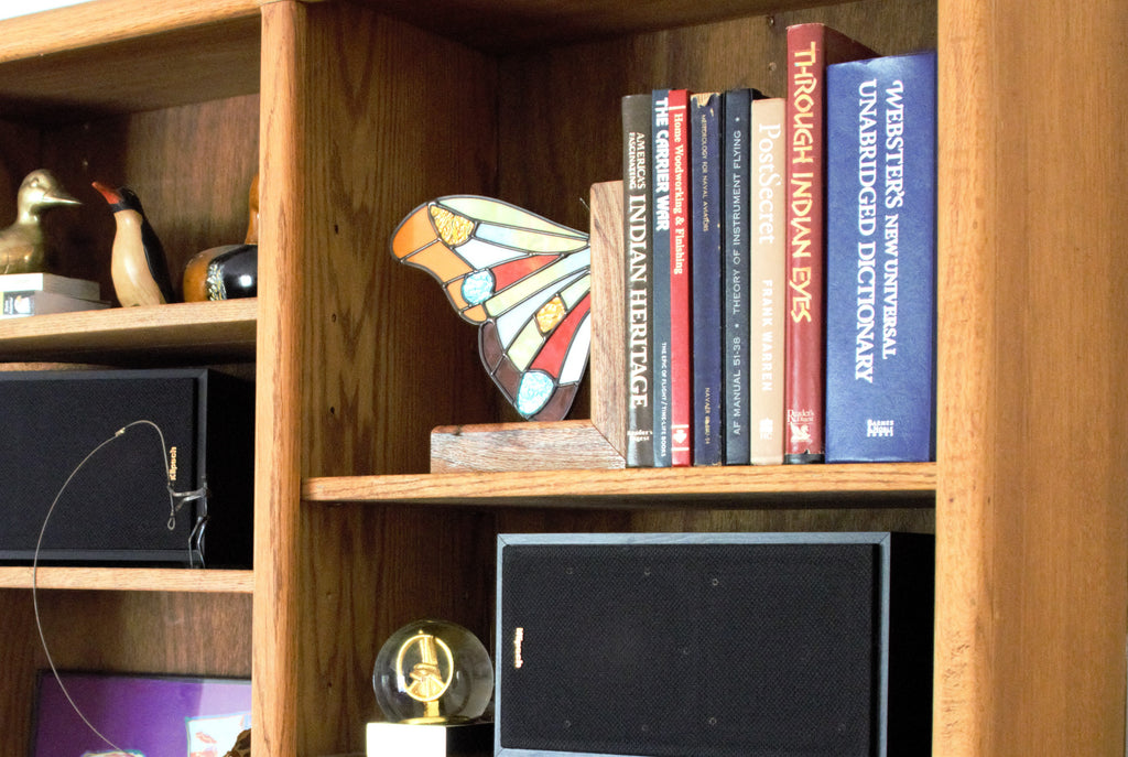 Laurel Canyon | Stained Glass Butterfly Wing Bookend