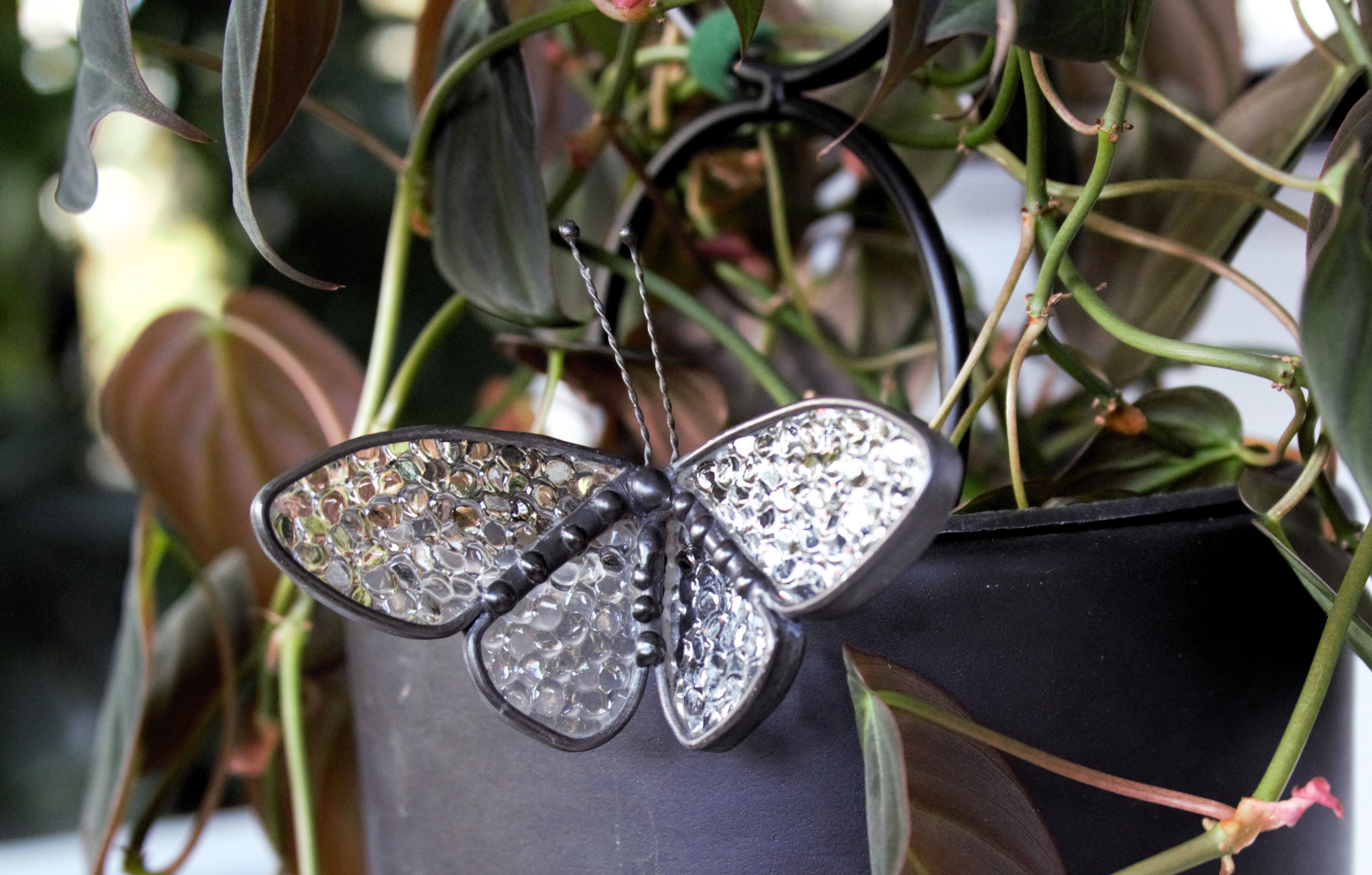 Lucky Charms | Butterfly Stained Glass Garden Stakes