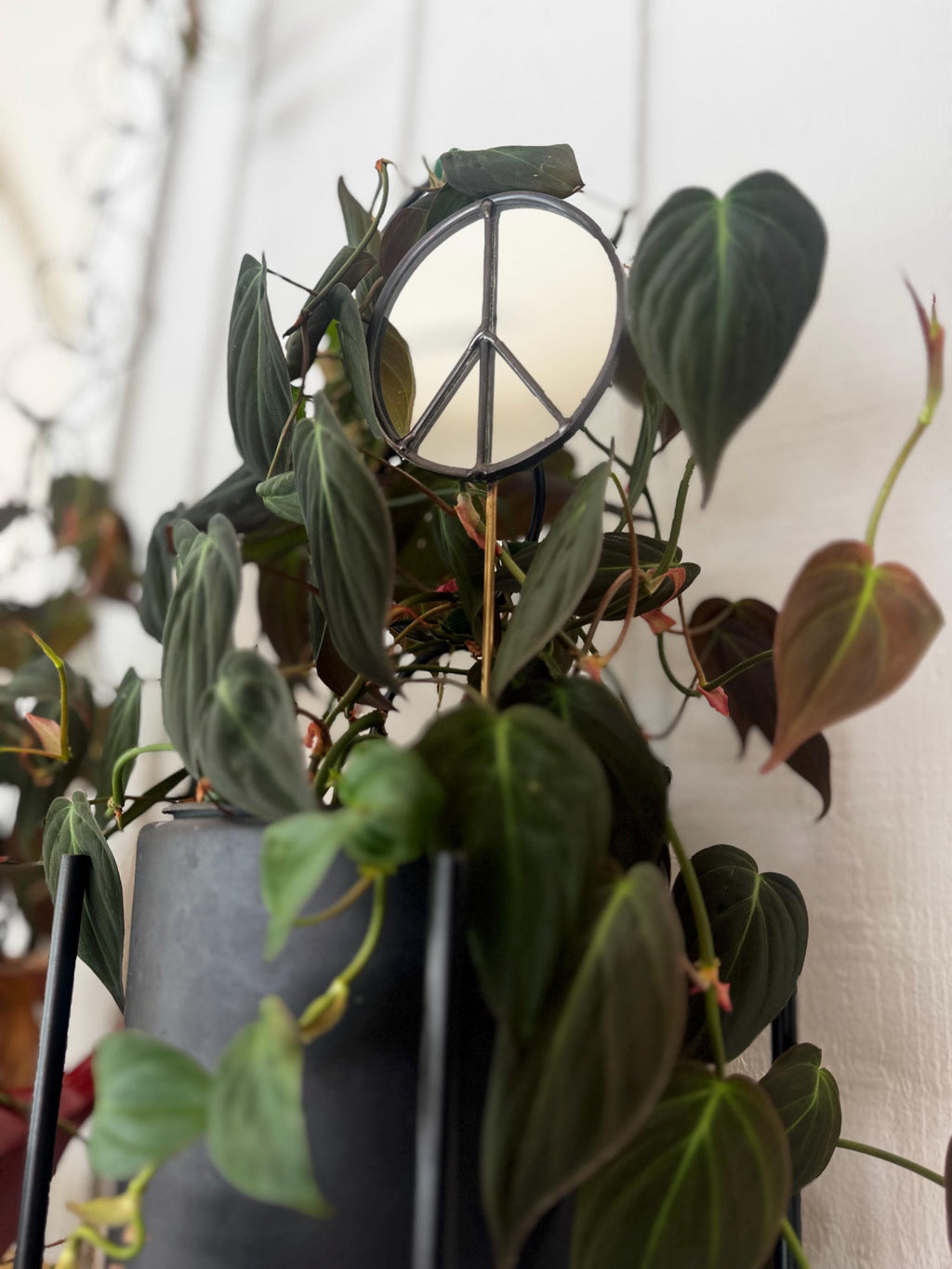 PeaceKeeper | Peace Sign Stained Glass Garden Stakes