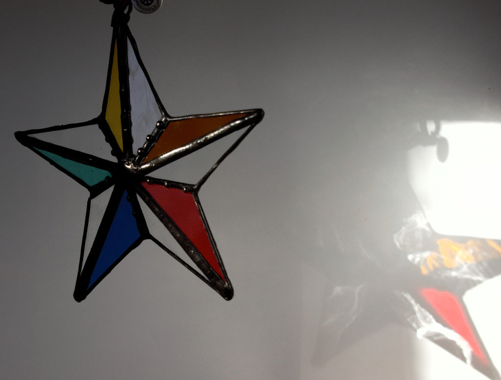 Lucky Star Collection | Small Stained Glass Stars