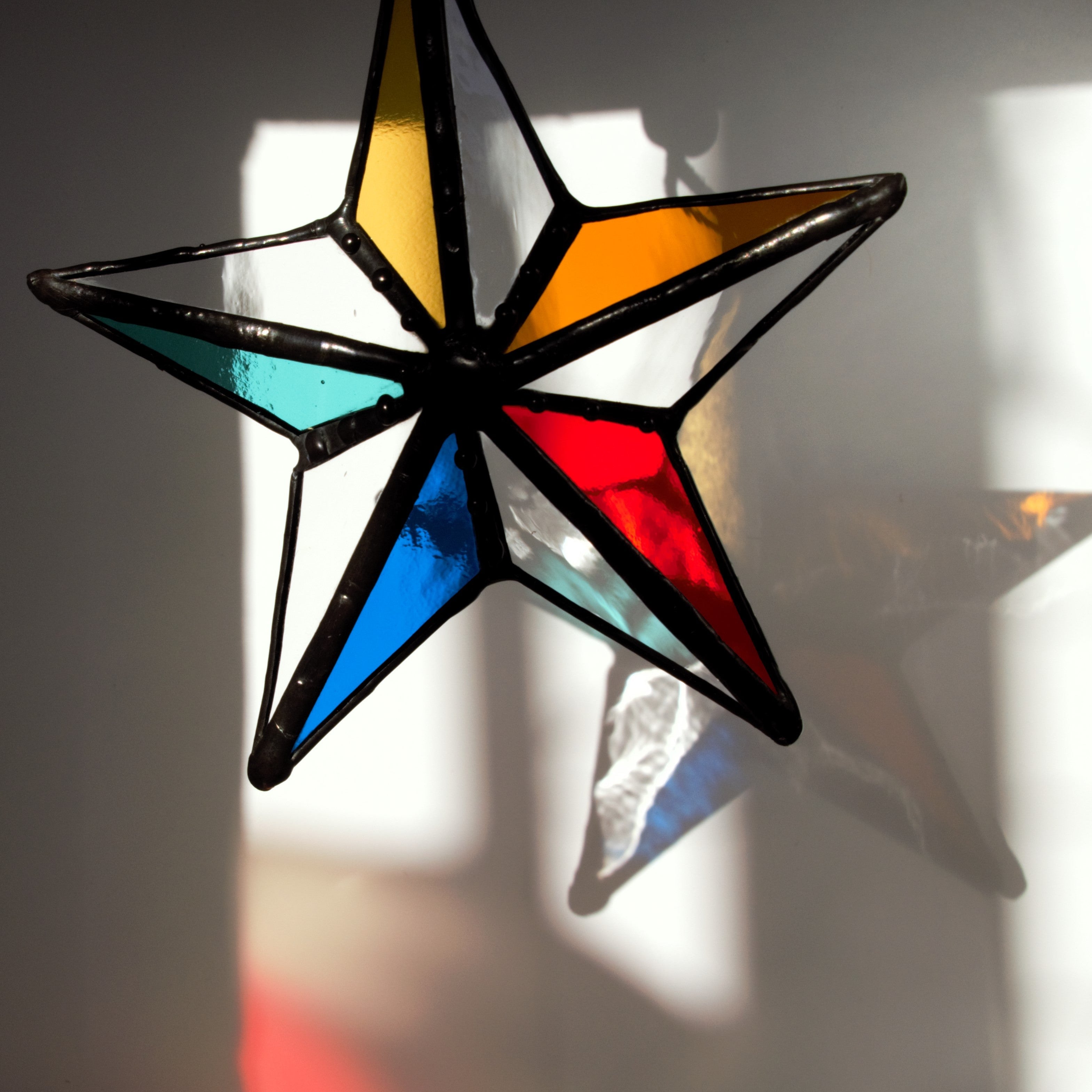 Lucky Star Collection | Small Stained Glass Stars